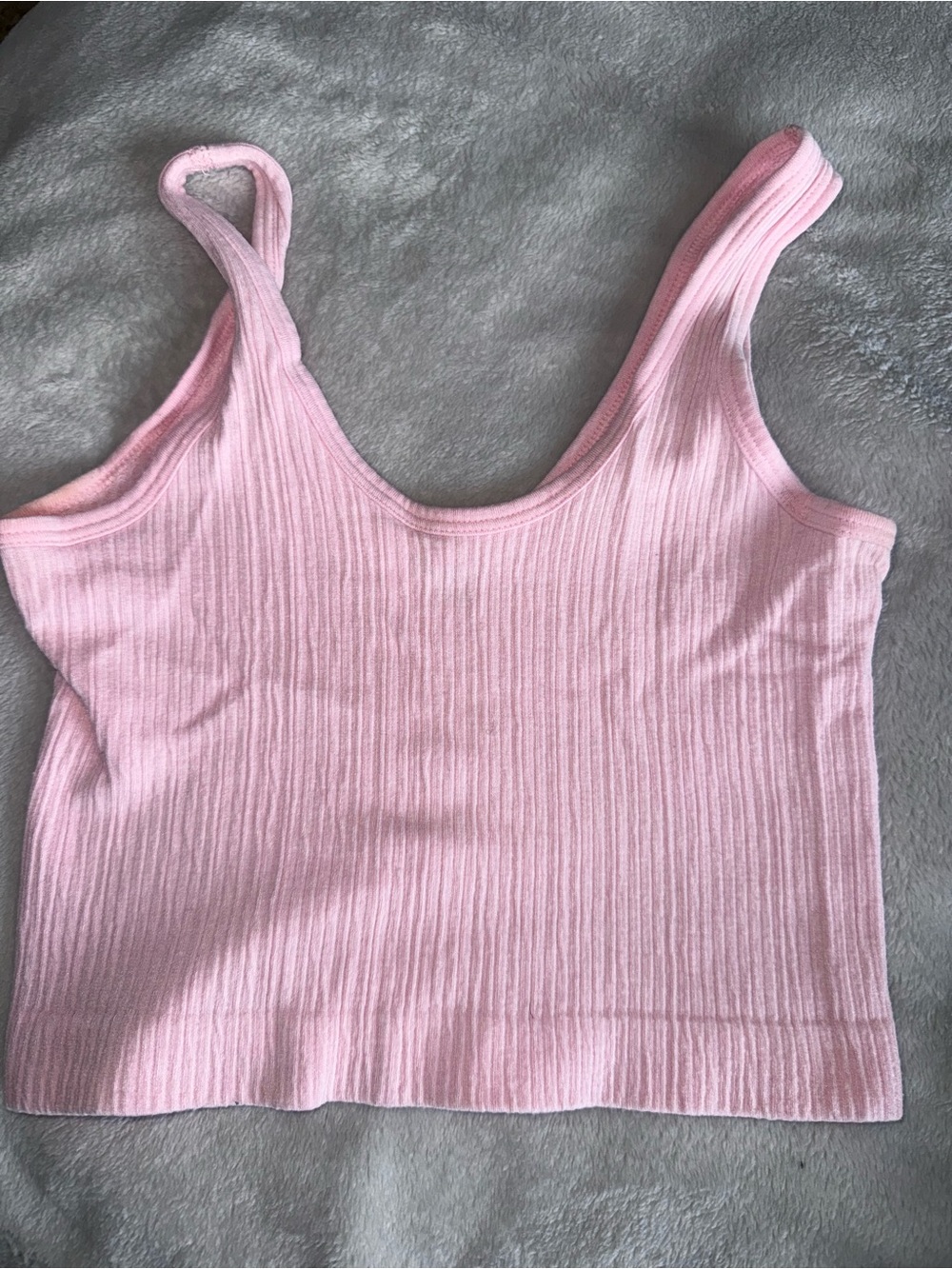 Urban Outfitters Light Pink Ribbed Tank